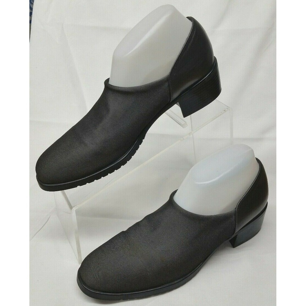 Munro American Strand Gray Stretch Fabric Leather Loafer Professional USA 9 S